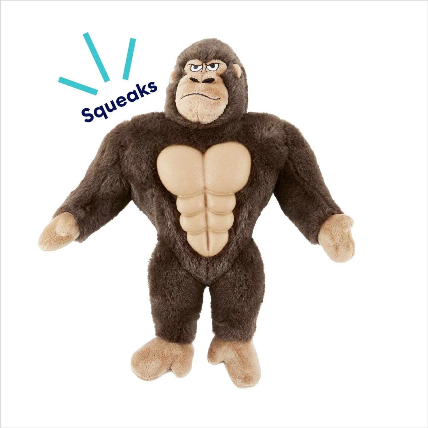 Frisco Gorilla Muscle Plush Squeaky Dog Toy 5 Frisco Gorilla Muscle Plush Squeaky Dog Toy - Image 3