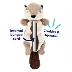 Frisco Beaver Bungee Plush Squeaky Dog Toy 10 Frisco Beaver Bungee Plush Squeaky Dog Toy -Frisco 152824 PT2. AC SS1800 V1686579686