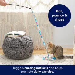 Frisco Fabric Teaser Wand Cat Toy 8 Frisco Fabric Teaser Wand Cat Toy -Frisco 161196 PT5. AC SS1800 V1691783969