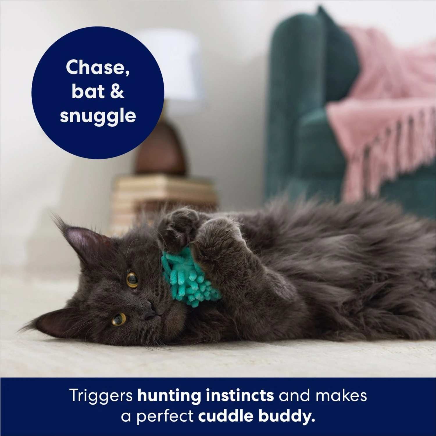 Frisco Moppy Ball Cat Toy With Catnip 6 Frisco Moppy Ball Cat Toy With Catnip - Image 4