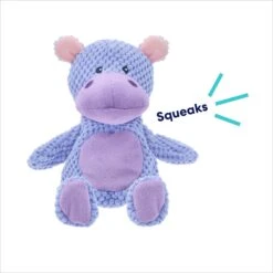 Frisco Hippo Textured Plush Squeaky Dog Toy 10 Frisco Hippo Textured Plush Squeaky Dog Toy -Frisco 174697 PT2. AC SS1800 V1695659158