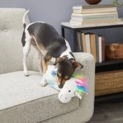 Frisco Unicorn Textured Plush Squeaky Dog Toy 7 Frisco Unicorn Textured Plush Squeaky Dog Toy -Frisco 174699 PT2. AC SS1800 V1573492386