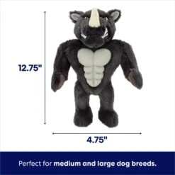 Frisco Rhino Muscle Plush Squeaky Dog Toy 9 Frisco Rhino Muscle Plush Squeaky Dog Toy -Frisco 174719 PT1. AC SS1800 V1691783910