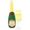 Frisco Champagne & Flute Plush Squeaky Dog Toy 2 Frisco Champagne & Flute Plush Squeaky Dog Toy -Frisco 183243 Main. AC SS1800 V1573748286
