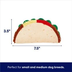 Frisco Taco Plush Squeaky Dog Toy 9 Frisco Taco Plush Squeaky Dog Toy -Frisco 213826 PT1. AC SS1800 V1695748839