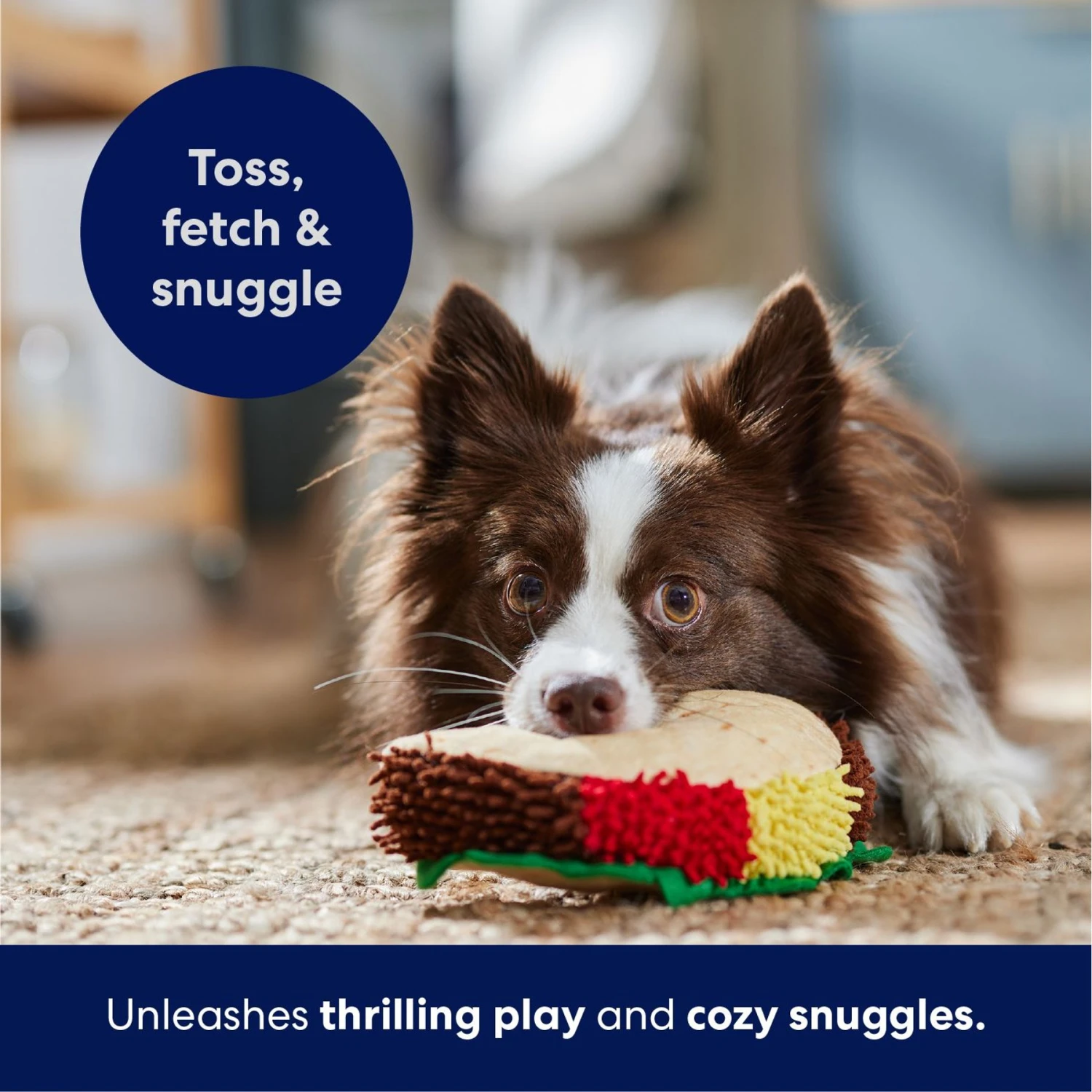 Frisco Taco Plush Squeaky Dog Toy 7 Frisco Taco Plush Squeaky Dog Toy - Image 5