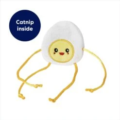 Frisco Plush Dangly Egg Buddy Cat Toy With Catnip 9 Frisco Plush Dangly Egg Buddy Cat Toy With Catnip -Frisco 213844 PT2. AC SS1800 V1691783969