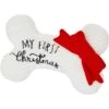 Frisco Holiday My First Christmas Bone Plush Squeaky Dog Toy 1 Frisco Holiday My First Christmas Bone Plush Squeaky Dog Toy -Frisco 233166 MAIN. AC SS1800 V1694813841