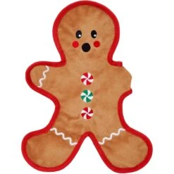 Frisco Holiday Gingerbread Man Flat Plush Squeaky Dog Toy 11 Frisco Holiday Gingerbread Man Flat Plush Squeaky Dog Toy -Frisco 233241 PT3. AC SS1800 V1600872370