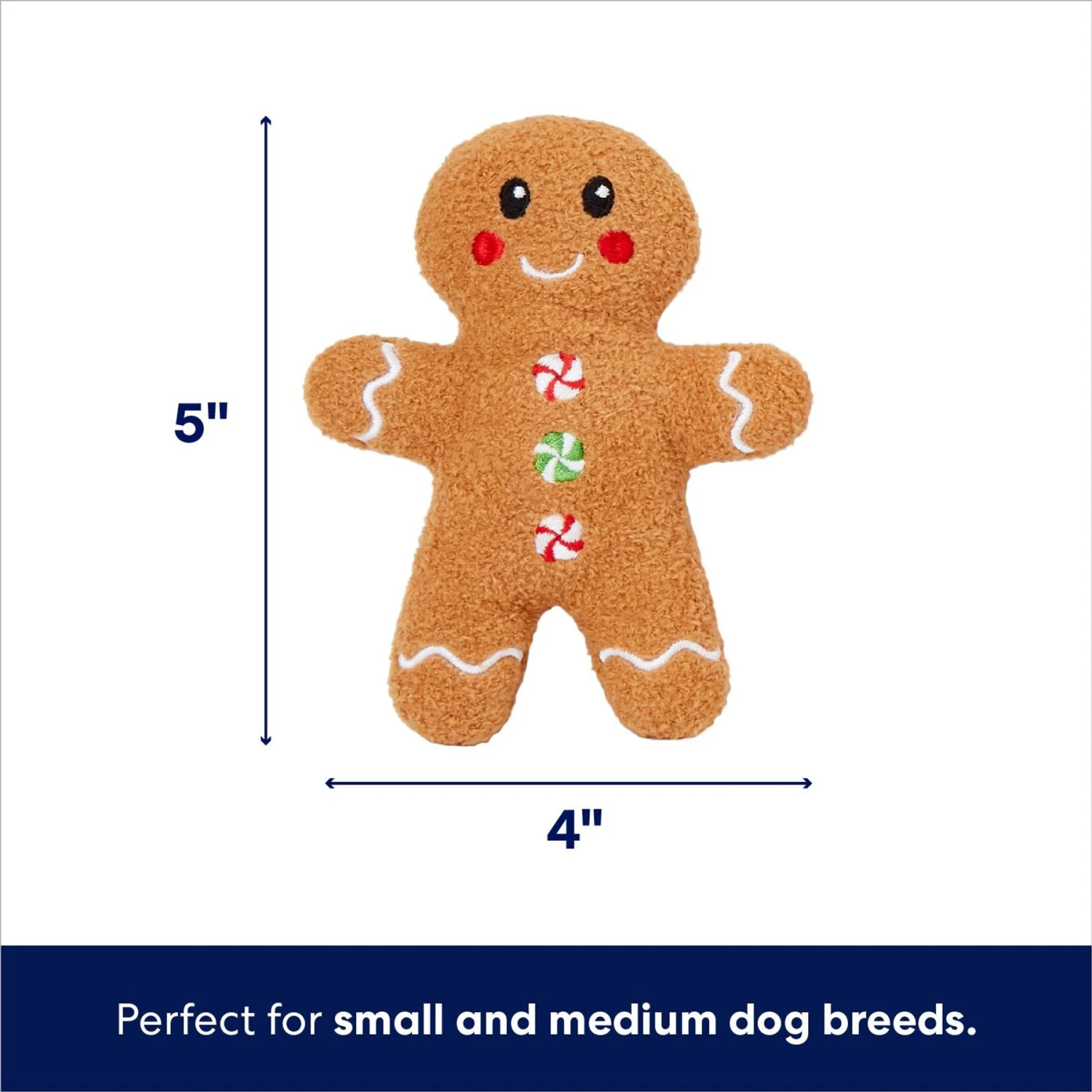 Frisco Holiday Milk & Gingerbread Cookies Hide & Seek Puzzle Plush Squeaky Dog Toy 5 Frisco Holiday Milk & Gingerbread Cookies Hide & Seek Puzzle Plush Squeaky Dog Toy - Image 3