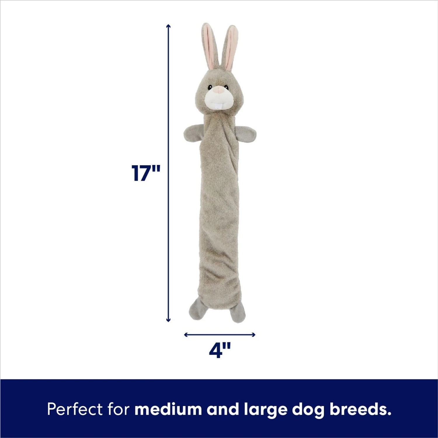 Frisco Bunny Bungee Plush Squeaky Dog Toy 4 Frisco Bunny Bungee Plush Squeaky Dog Toy - Image 2