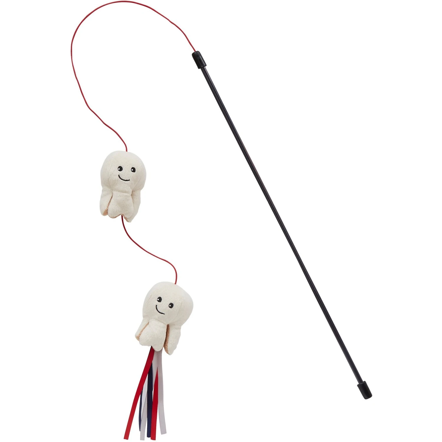 Frisco Zoomies & Chill Popcorn Teaser Wand Cat Toy With Catnip 3 Frisco Zoomies & Chill Popcorn Teaser Wand Cat Toy With Catnip