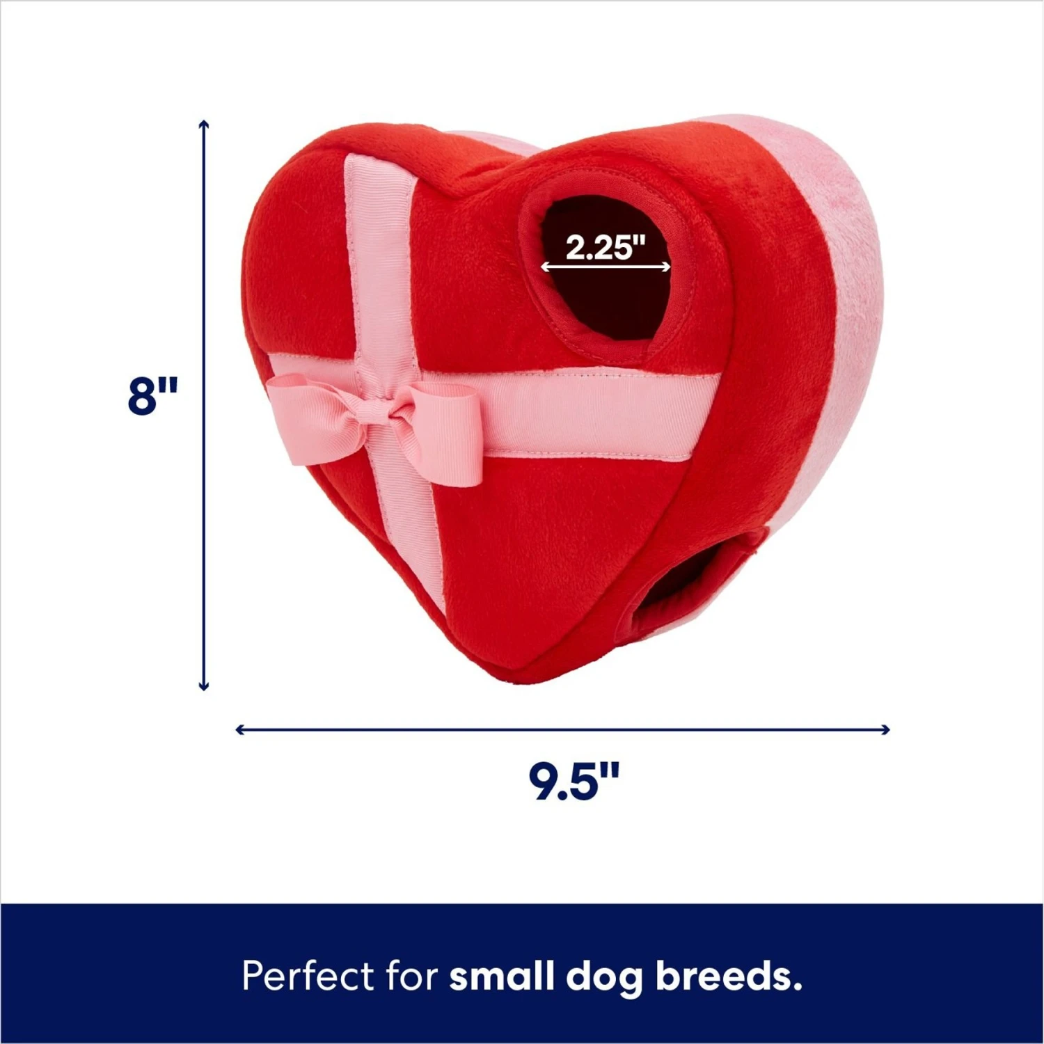 Frisco Valentine Box Of Chocolates Hide & Seek Puzzle Plush Squeaky Dog Toy 4 Frisco Valentine Box Of Chocolates Hide & Seek Puzzle Plush Squeaky Dog Toy - Image 2