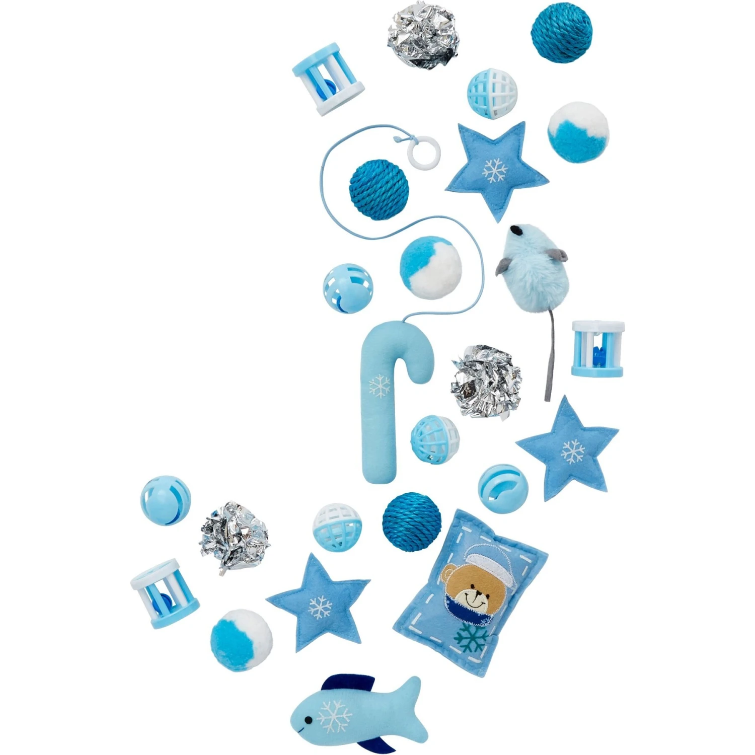 Frisco Holiday Stocking Variety Pack Cat Toy With Catnip, 25 Count 6 Frisco Holiday Stocking Variety Pack Cat Toy With Catnip, 25 Count - Image 4