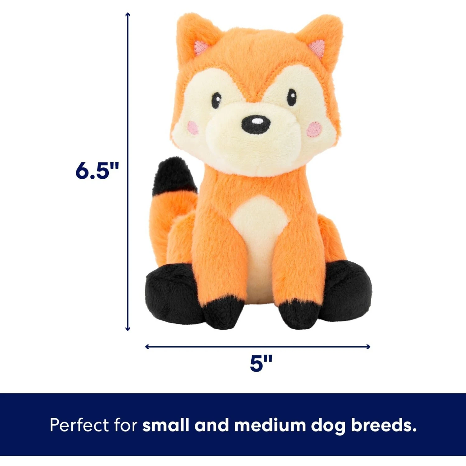 Frisco Camping Fox Plush Squeaky Dog Toy 4 Frisco Camping Fox Plush Squeaky Dog Toy - Image 2