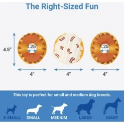 Frisco Fall Box Of Donuts Hide & Seek Puzzle Plush Squeaky Dog Toy -Frisco 285639 PT2. AC SS1800 V1636990890