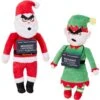Frisco Holiday Bad Santa & Elf Plush Squeaky Dog Toy 1 Frisco Holiday Bad Santa & Elf Plush Squeaky Dog Toy -Frisco 287223 MAIN. AC SS1800 V1632775375