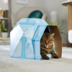 Frisco Igloo Cardboard Cat House -Frisco 287293 PT4. AC SS1800 V1692035193