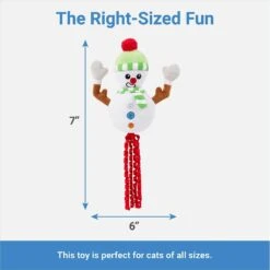 Frisco Naughty Or Nice Snowman Reversible Plush Cat Toy With Catnip 8 Frisco Naughty Or Nice Snowman Reversible Plush Cat Toy With Catnip -Frisco 287387 PT2. AC SS1800 V1637704002