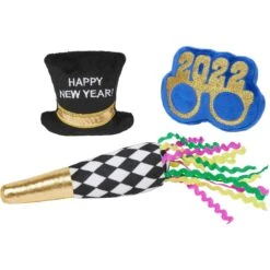 Frisco New Years Necessities Plush Cat Toy With Catnip