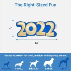 Frisco New Year's Eve 2022 Plush Squeaky Dog Toy 7 Frisco New Year's Eve 2022 Plush Squeaky Dog Toy -Frisco 288476 PT1. AC SS1800 V1640718513