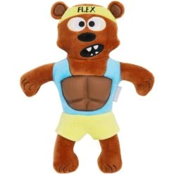 Frisco Fitness Bear Reversible Plush Squeaky Dog Toy -Frisco 288897 PT2. AC SS1800 V1638287961