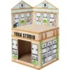 Frisco Yoga Studio Cardboard Cat House, 2-Story 2 Frisco Yoga Studio Cardboard Cat House, 2-Story -Frisco 288965 MAIN. AC SS1800 V1638289769