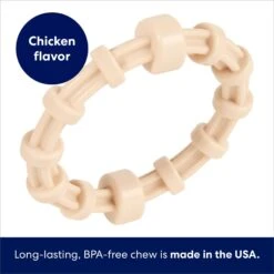 Frisco Ring Tough Nylon Chew Dog Toy, Chicken Flavor 10 Frisco Ring Tough Nylon Chew Dog Toy, Chicken Flavor -Frisco 290533 PT2. AC SS1800 V1695760929