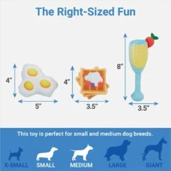 Frisco Brunch Breakfast In Bed Hide & Seek Puzzle Plush Squeaky Dog Toy 8 Frisco Brunch Breakfast In Bed Hide & Seek Puzzle Plush Squeaky Dog Toy -Frisco 297282 PT2. AC SS1800 V1643916715