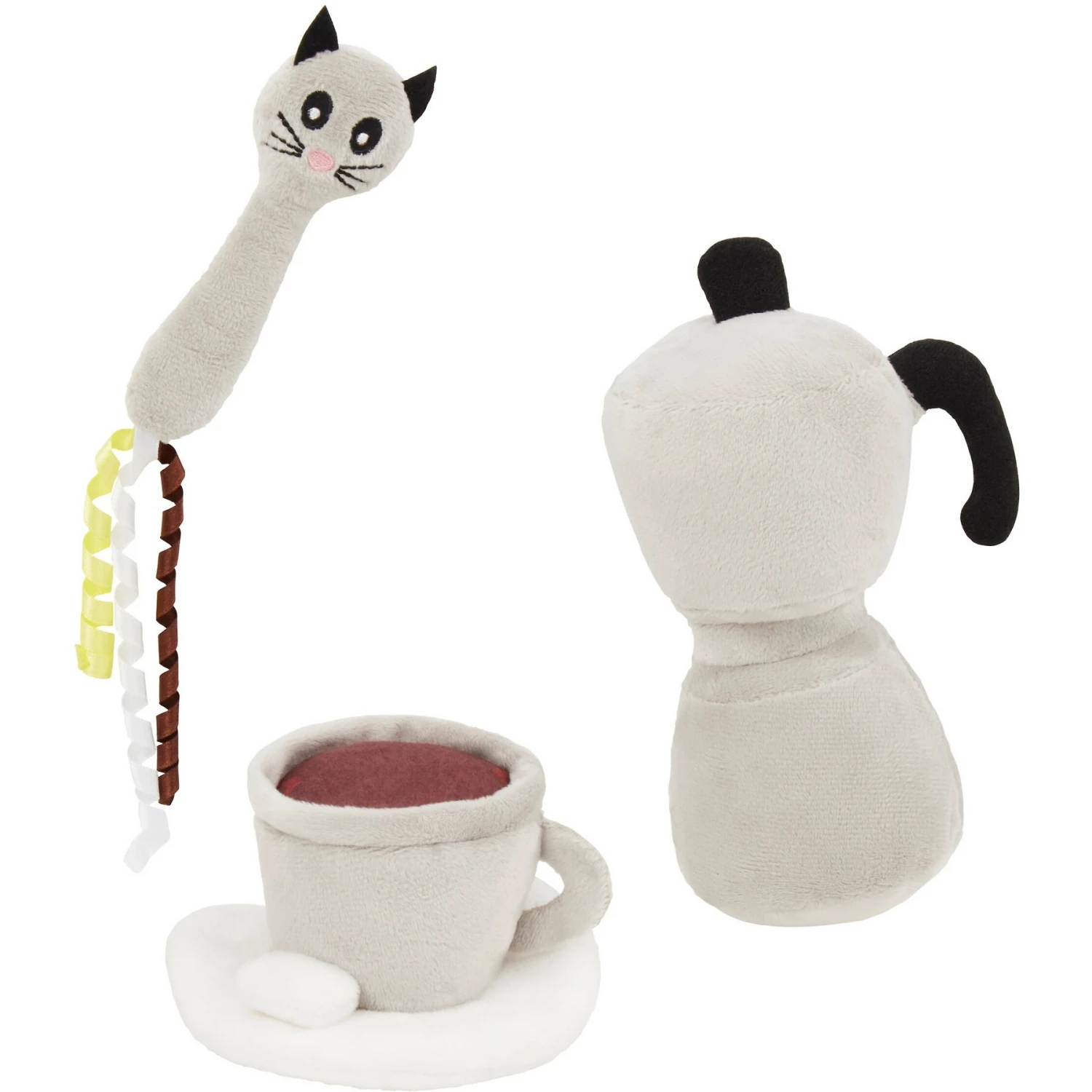 Frisco Brunch Coffee Set Plush Cat Toy With Catnip 3 Frisco Brunch Coffee Set Plush Cat Toy With Catnip