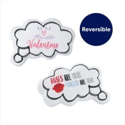 Frisco Valentine Be My Valentine Thought Bubble Reversible Plush Squeaky Dog Toy 9 Frisco Valentine Be My Valentine Thought Bubble Reversible Plush Squeaky Dog Toy -Frisco 298947 PT2. AC SS1800 V1703016786