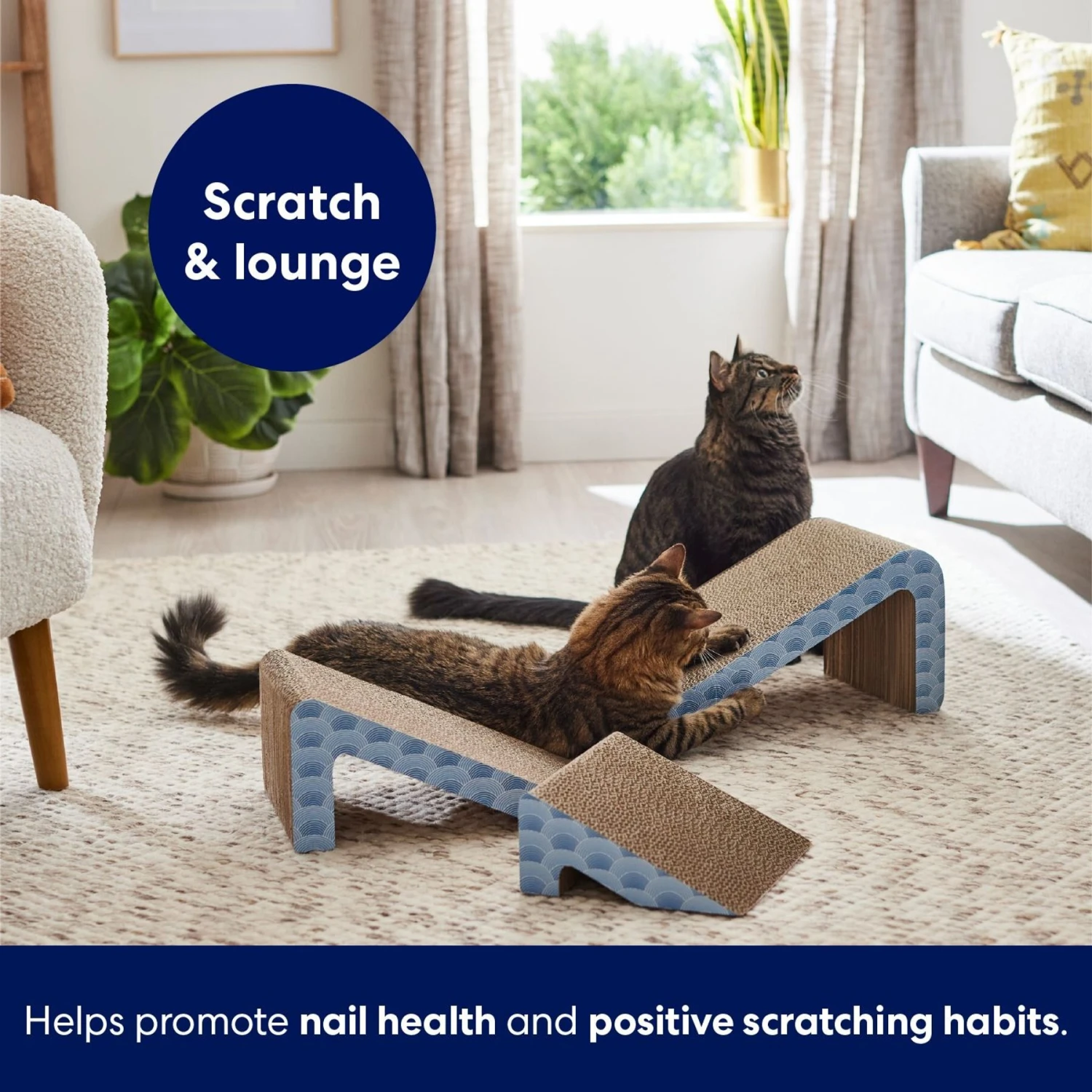 Frisco Nesting Cat Scratcher Toy With Catnip 5 Frisco Nesting Cat Scratcher Toy With Catnip - Image 3