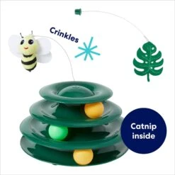 Frisco Bee & Leaf Cat Tracks Cat Toy With Catnip 9 Frisco Bee & Leaf Cat Tracks Cat Toy With Catnip -Frisco 308889 PT2. AC SS1800 V1695760990
