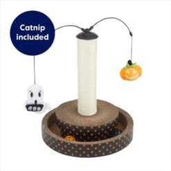 Frisco Halloween Pumpkin And Ghost Interactive Scratcher Cat Toy With Catnip 9 Frisco Halloween Pumpkin And Ghost Interactive Scratcher Cat Toy With Catnip -Frisco 344074 PT2. AC SS1800 V1657657033