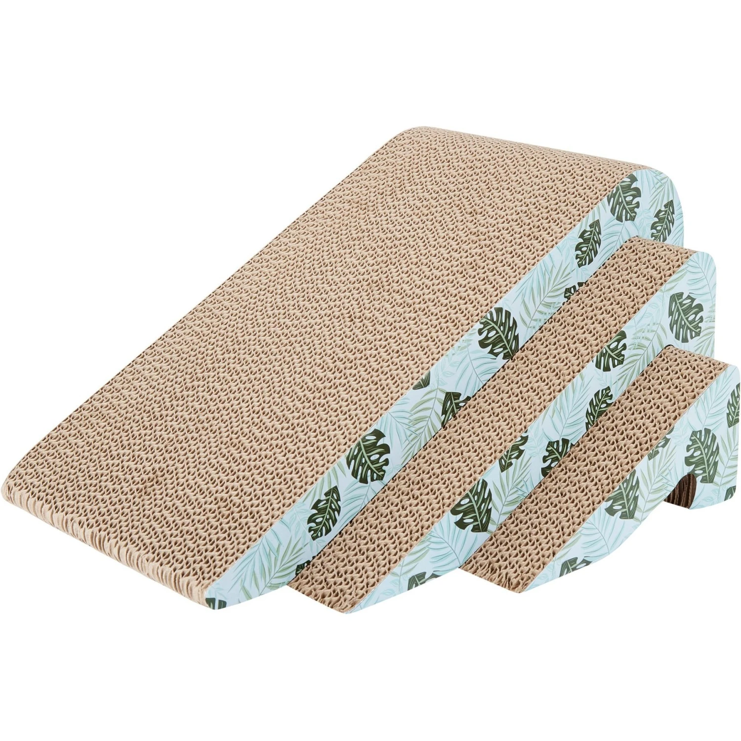 Frisco Nesting Cat Scratcher Toy With Catnip, Tropical Paradise 3 Frisco Nesting Cat Scratcher Toy With Catnip, Tropical Paradise