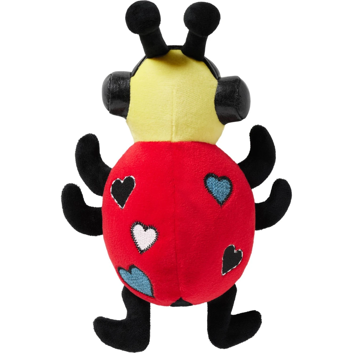 Frisco Valentine Jammin' Ladybug Plush Squeaky Dog Toy 5 Frisco Valentine Jammin' Ladybug Plush Squeaky Dog Toy - Image 3