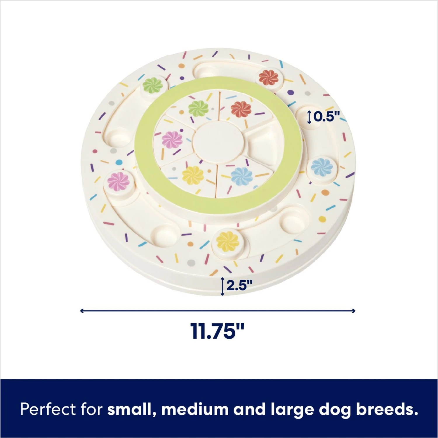 Frisco Tiered Cake Interactive Puzzle Dog Toy, Easy 4 Frisco Tiered Cake Interactive Puzzle Dog Toy, Easy - Image 2