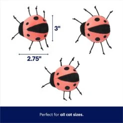 Frisco Spring Potted Plant And Ladybugs Interactive Plush Cat Toy With Catnip 9 Frisco Spring Potted Plant And Ladybugs Interactive Plush Cat Toy With Catnip -Frisco 541542 PT2. AC SS1800 V1672780518