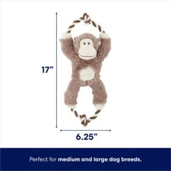 Frisco Monkey Plush With Rope Squeaky Dog Toy & Frisco Cow Plush With Inside Rope Squeaky Dog Toy 13 Frisco Monkey Plush With Rope Squeaky Dog Toy & Frisco Cow Plush With Inside Rope Squeaky Dog Toy -Frisco 961998 PT2. AC SS1800 V1694784008