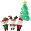 Frisco Holiday Santa's Helpers Plush Squeaky Dog Toy, 3 Count & Frisco Holiday Tree Thin Plush Squeaky Dog Toy 2 Frisco Holiday Santa's Helpers Plush Squeaky Dog Toy, 3 Count & Frisco Holiday Tree Thin Plush Squeaky Dog Toy -Frisco 986222 MAIN. AC SS1800 V1698257736