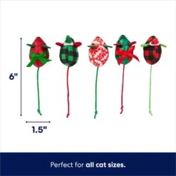 Frisco Holiday Santa Hat & Mistletoe Cat Tracks Cat Toy & Frisco Holiday Mice Cat Toy With Catnip, 5 Count 16 Frisco Holiday Santa Hat & Mistletoe Cat Tracks Cat Toy & Frisco Holiday Mice Cat Toy With Catnip, 5 Count -Frisco 986278 PT6. AC SS1800 V1698258116